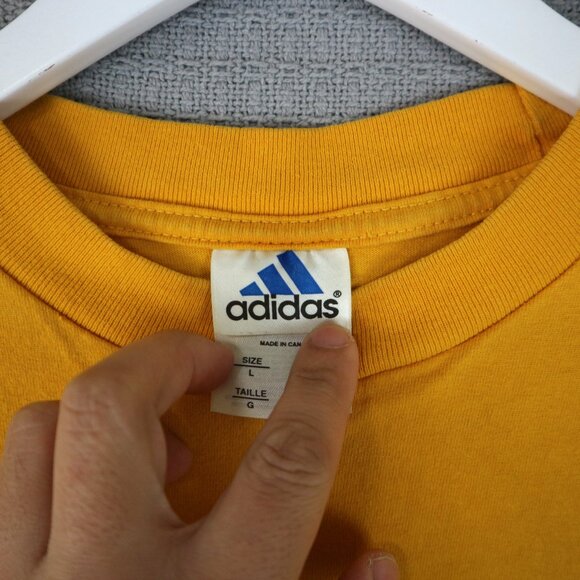 Adidas Performance Driven Vintage Tee Mens Large Made in Canada - Picture 7 of 8